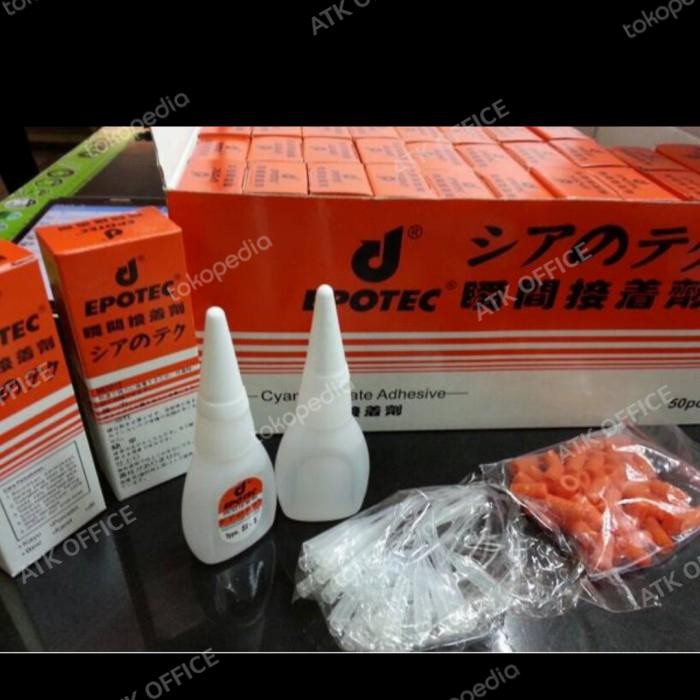 

LEM EPOTEC ORIGINAL KOREA SERBAGUNA /LEM BESI EPOTEC (1DUS 50 BOTOL)