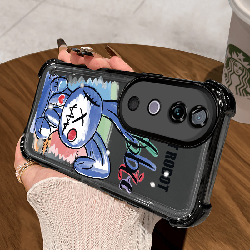 Casing Hp untuk VIVO V40 Pro 5G V40 Lite 5G Y200 4G Y200 5G Y300 5G V15 Case Casing Beruang yang rus