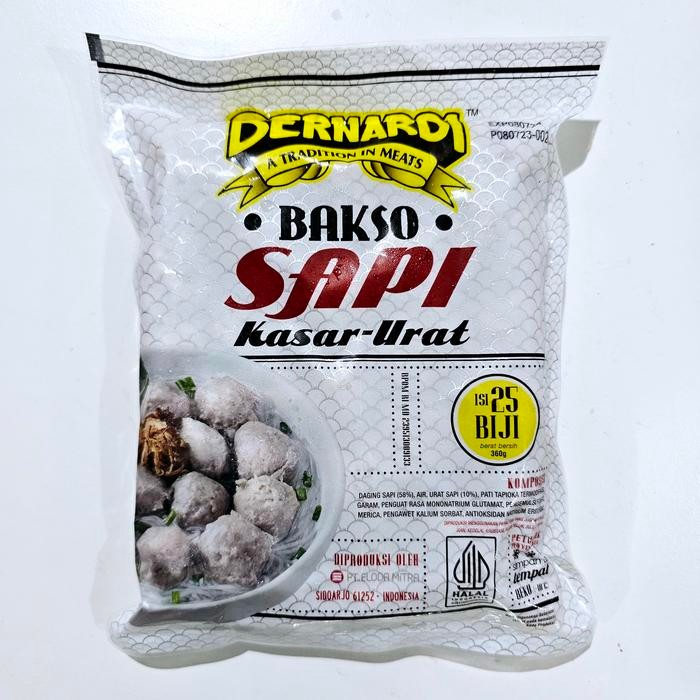 

Pilihan- Bernardi Baso Sapi Kasar Urat 25S 360Gr