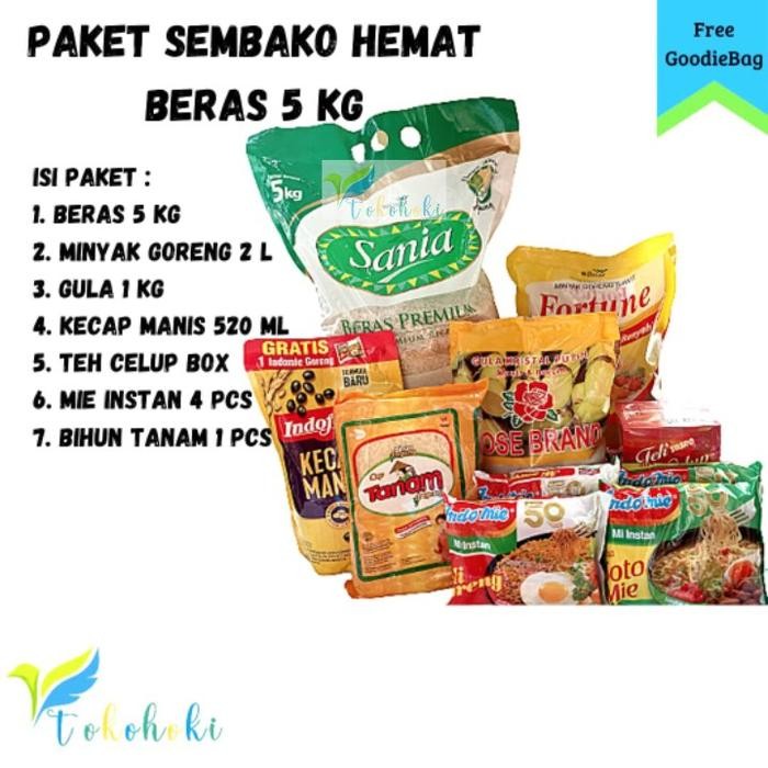 

Pilihan- Paket Sembako Hemat Beras 5 Kg