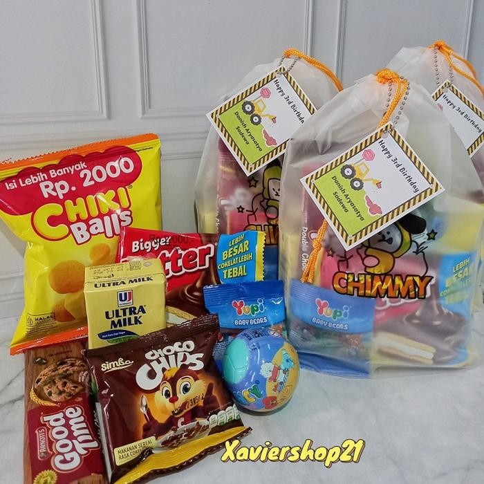 

Pilihan- Ready Stock Paket Snack Ultah + Mainan Surprise Egg ( Free Card)