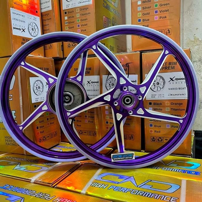 Velg Pelek Racing Delkevic D55 Yamaha Fizr /Jupiter Lama/Vega Lama/Crypton/Alfa /Jupiter Burhan