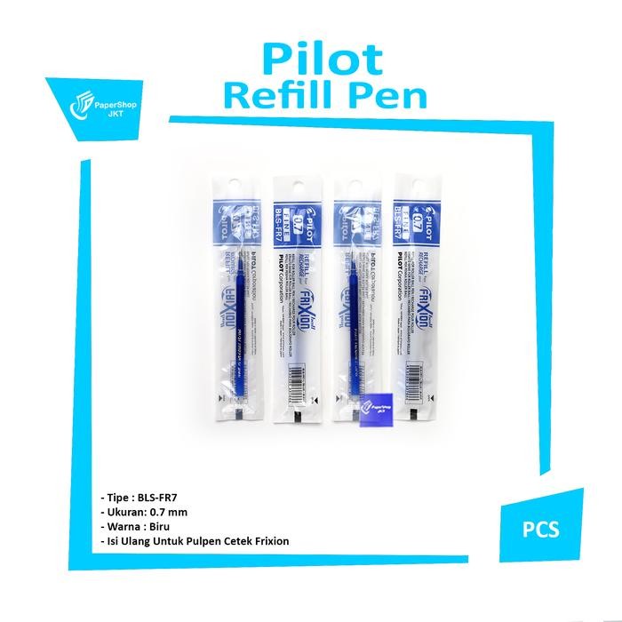 

FRIXION PILOT Refill Isi Pulpen 0.7 Biru