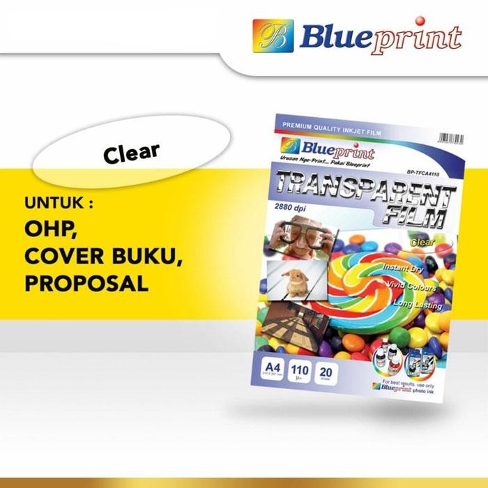 

Blueprint Transparent Film (Clear) A4