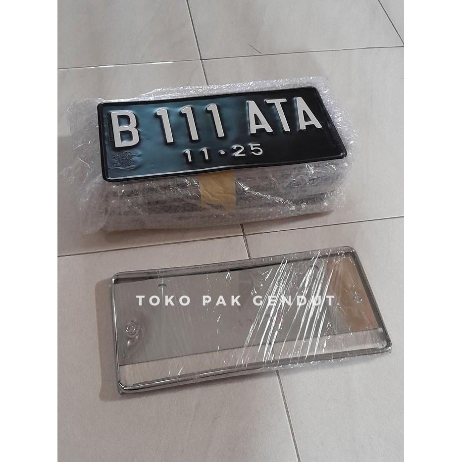Original Plate Frame Honda Access JAPAN / Frame Plat Nomor Honda JDM