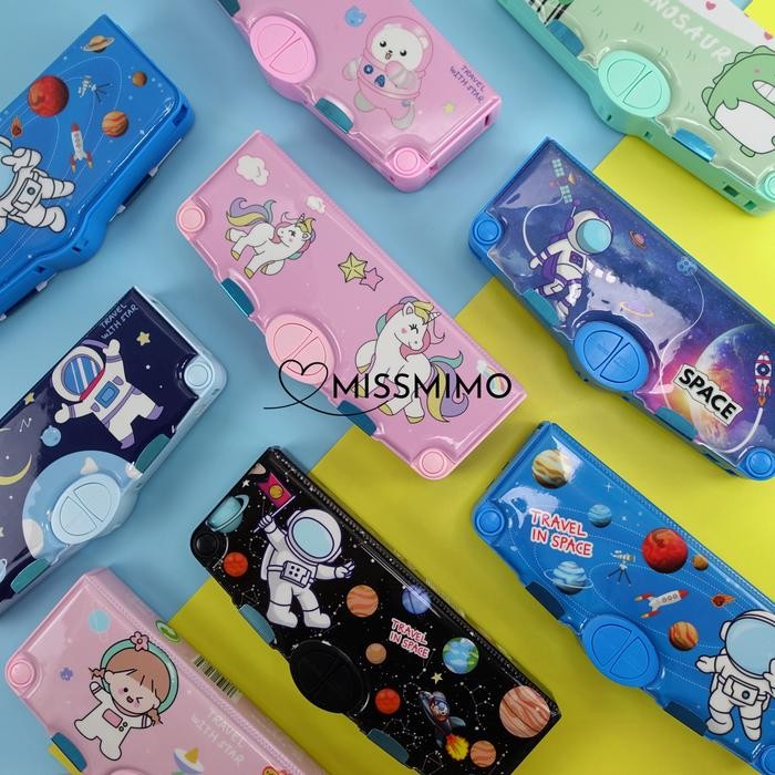 

Sale Kotak Pensil Mekanik Hardcase Multifungsi / Kotak Pensil Anak Premium