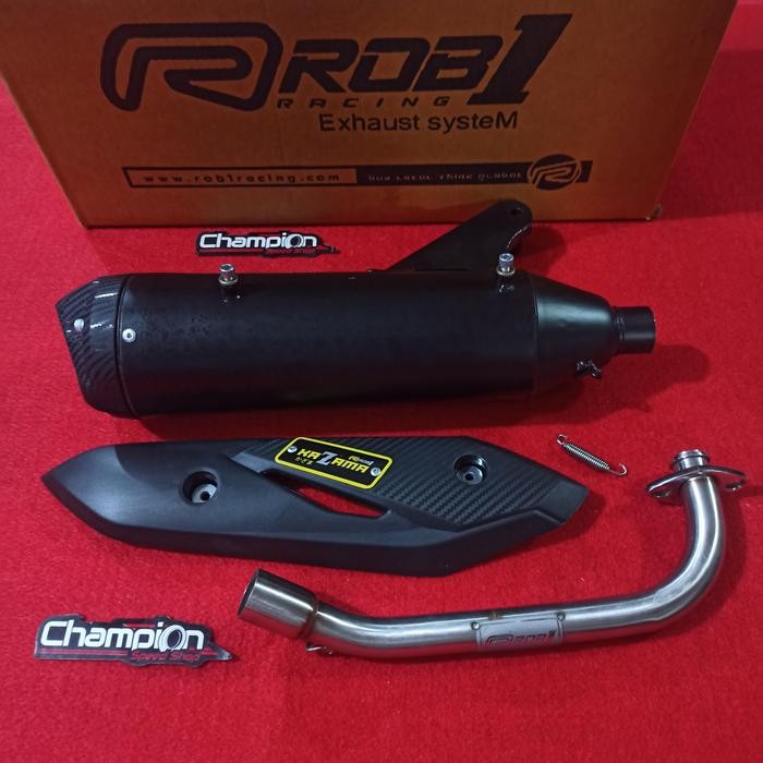 KNALPOT STANDAR RACING ROB1 KAZAMA MIO M3 MIO Z GEAR 125 XEON GT 125