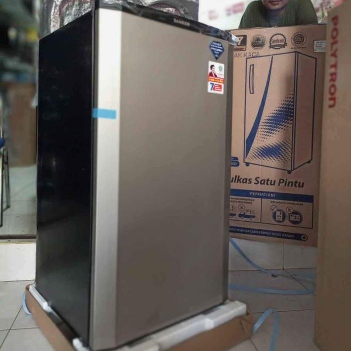 Sanken Kulkas Satu Pintu PT 161 Garansi Resmi Freon Asli Japan Polytron