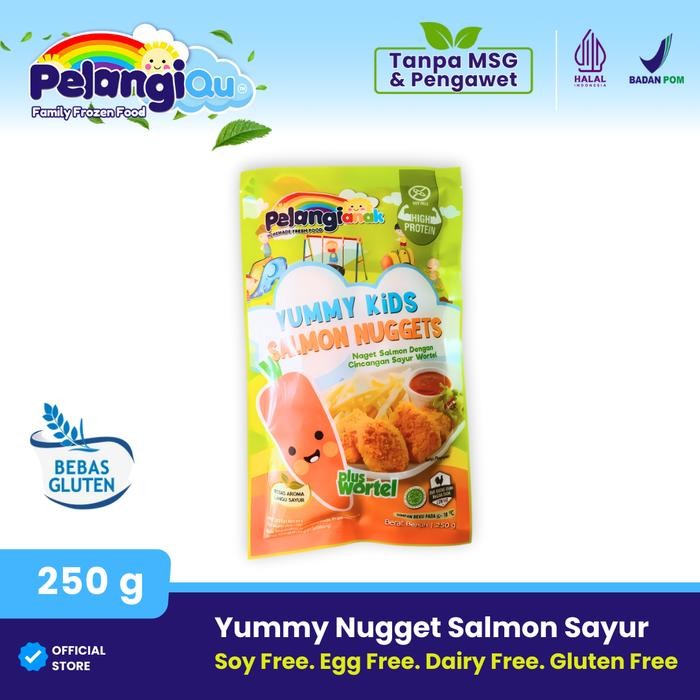 

Pilihan- Yummy Kids Nugget Salmon Plus Wortel Halal Non Msg & Non Pengawet