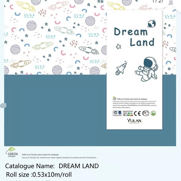 Wallpaper Dreamland Dream Land Motif Anak Roll Kecil