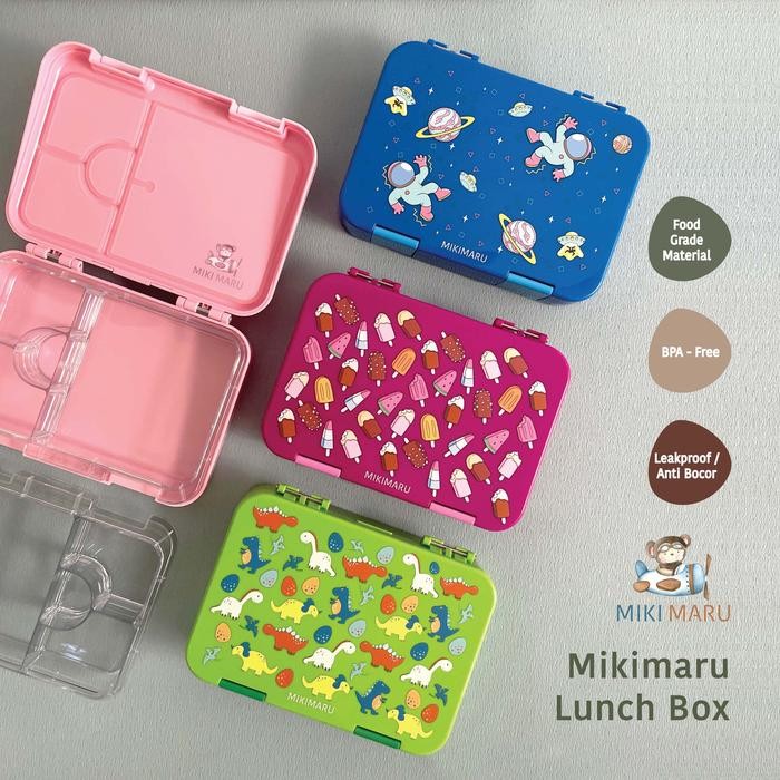 

Mikimaru Lunch Box Bento Box Kotak Tempat Bekal Anak Anti Bocor Anti Tumpah