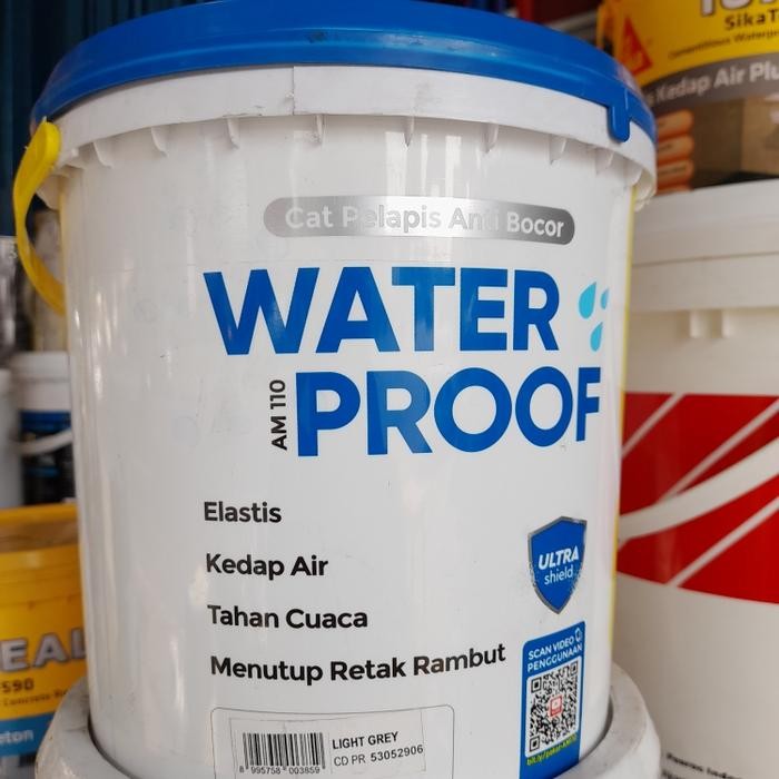 Terbaik Am 110 Light Grey Cat Pelapis Anti Bocor 4Kg 100% Ori