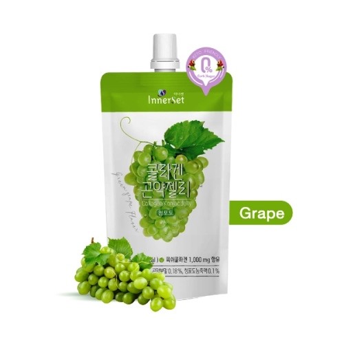 

S60451 KONJAC INNERSET GREEN GRAPE PUDDING JELLY 150ML MAJU BERSAMA (20250910)