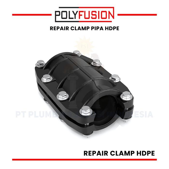 Polyfusion Repair Clamp HDPE 2 Inch 63 mm - HDPE Pipe Repair