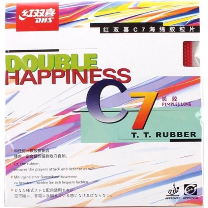 Karet Bat Bintik Panjang DHS C7 1.0mm