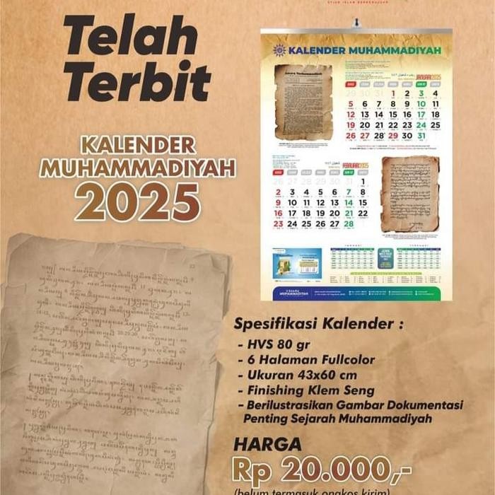 OJ Kalender Muhammadiyah 2024