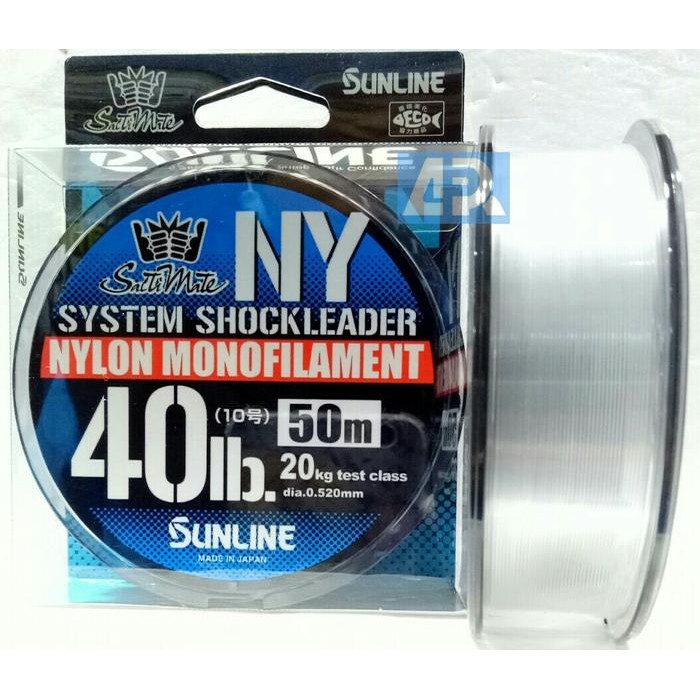 SENAR SUNLINE SHOCK LEADER 50M-40LB (TERBAIK) (TERBARU) (TERMURAH)
