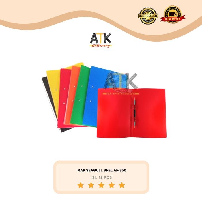 

New Spring File Seagull AF350 Snel / Map Plastik Seagul AF350 ( 1 Lusin) atk