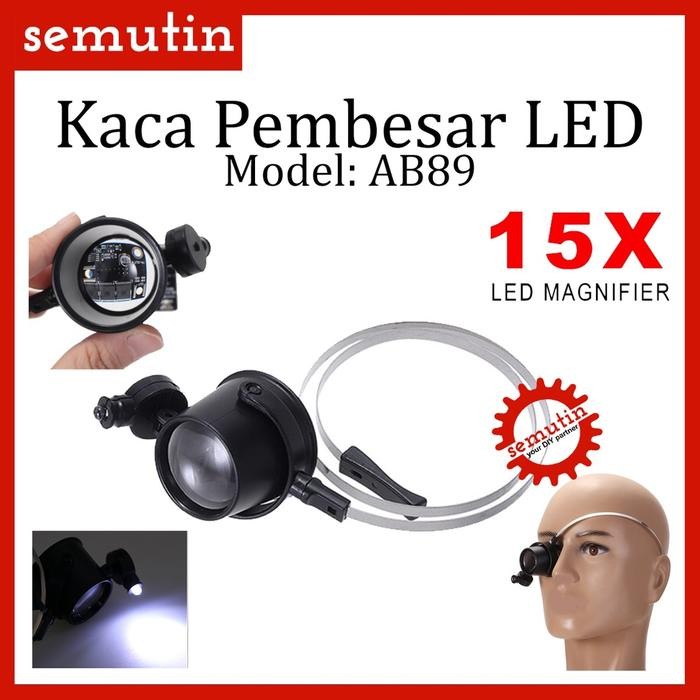 

SALE Kaca Pembesar Servis Jam LED AB89 / Kaca Mata Pembesar / Lampu Reparasi / Eyelash Extension