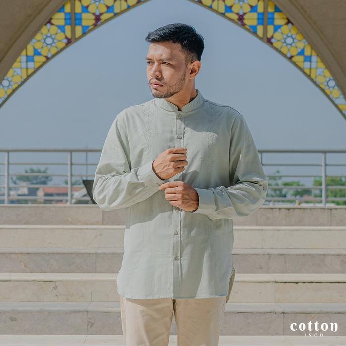 Pilihan- Cotton Inch - Kamila Koko Kemeja Lengan Panjang Pria Sarimbit Series Family Set