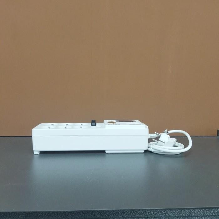 Terbatas Samoto Avr1000Gp Stabilizer Relay 1000Va Germany Socket White Colokan Stop Kontak Avr