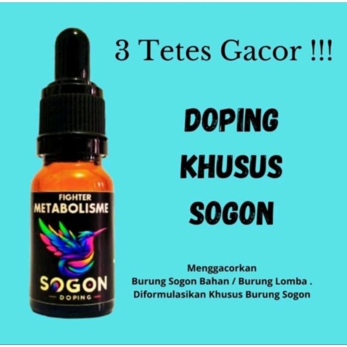 Chocolatoslatoe Metabolisme Fighter Doping Sogon Dosis Tinggi Metabolisme Burung Original