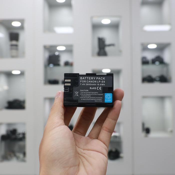 Battery Canon Lp-E6 Third Party For Canon 6D 6Dii 5Dii 5Diii Eos R Second