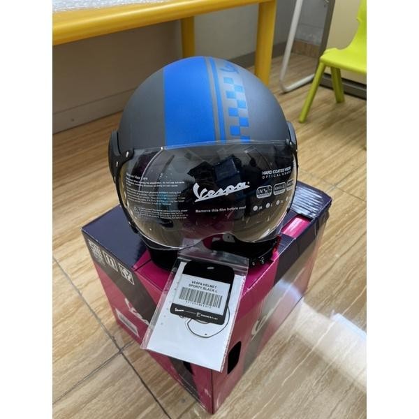 HELM VESPA SPORTY BLACK ORIGINAL PIAGGIO