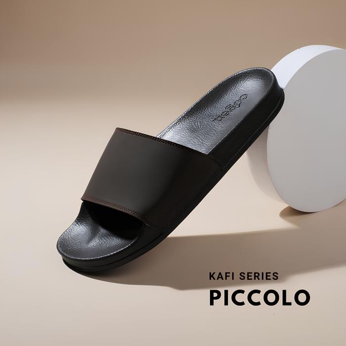 Brodo - Sandal Slop Pria Rubber Sendal Slide Cowo Kafi Series - Piccolo