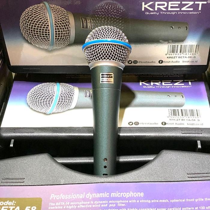 Ready MIC KABEL KREZT BETA 58 ORIGINAL- Mic kabel beta 58 krezt original