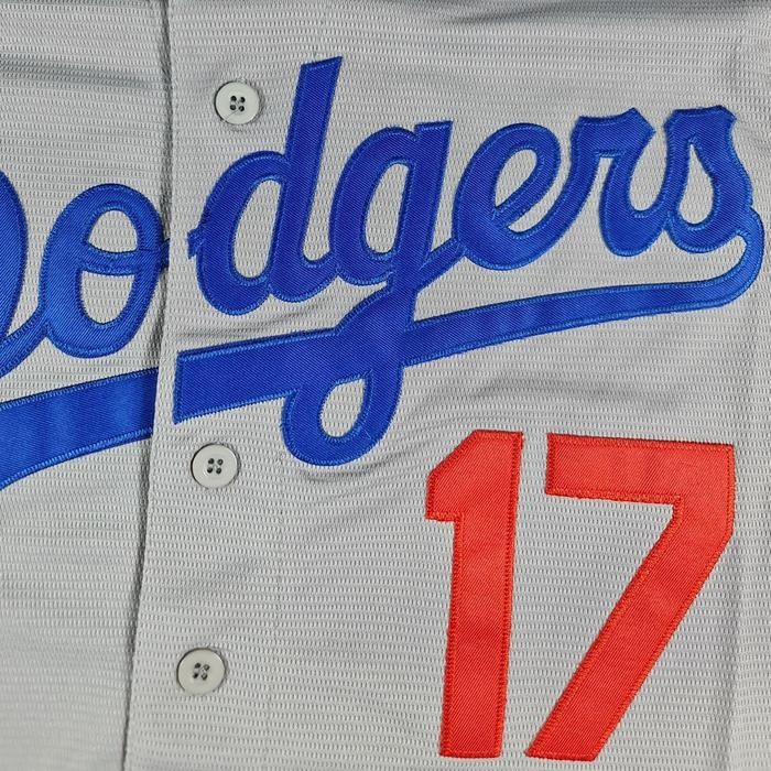 Bordir Baju Jersey Baseball Shohei Ohtani Dodgers Abu Abu