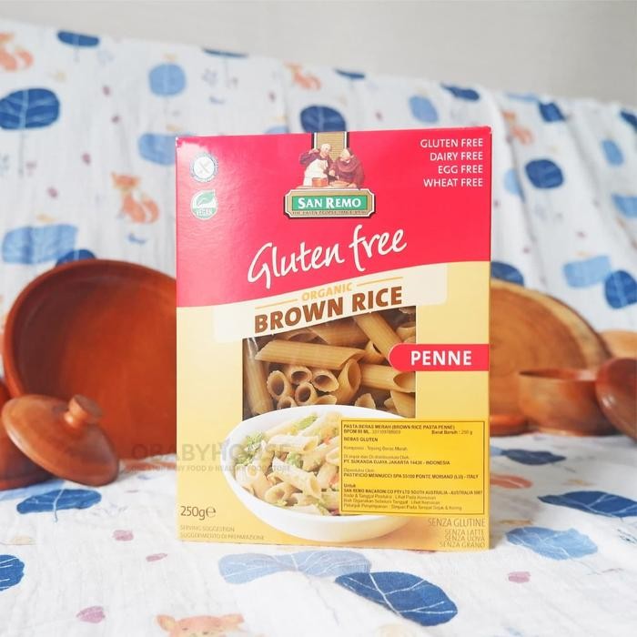 

San Remo Gluten Free Organic Brown Rice Penne 250 gr