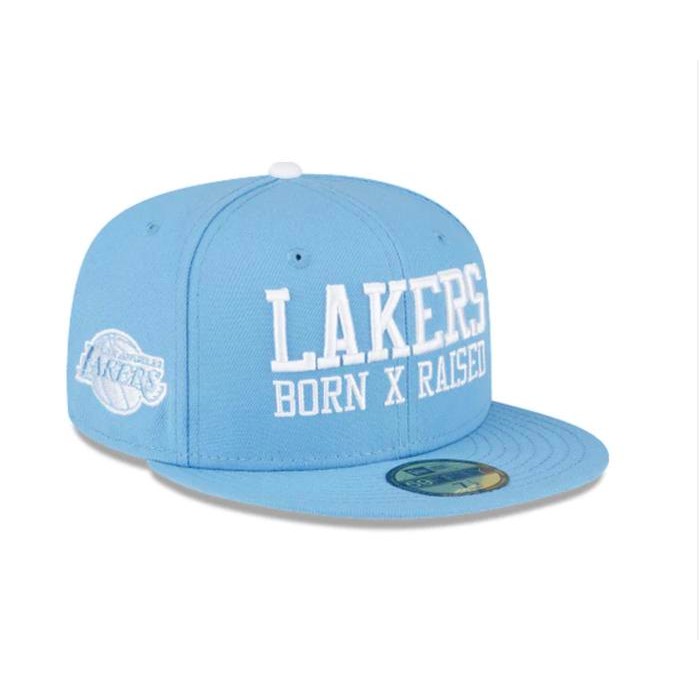 Ready New Era 59fifty Born and Raised LA Lakers