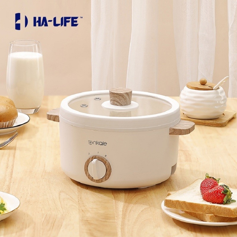 Electric Cooking Pot Small Multi-function Electric Heat Pan Pan Electric Pan Dormitory Network Red P