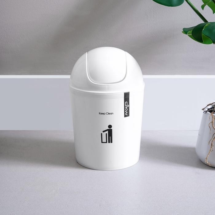 TEMPAT SAMPAH 3 LTR PLASTIK - PUTIH