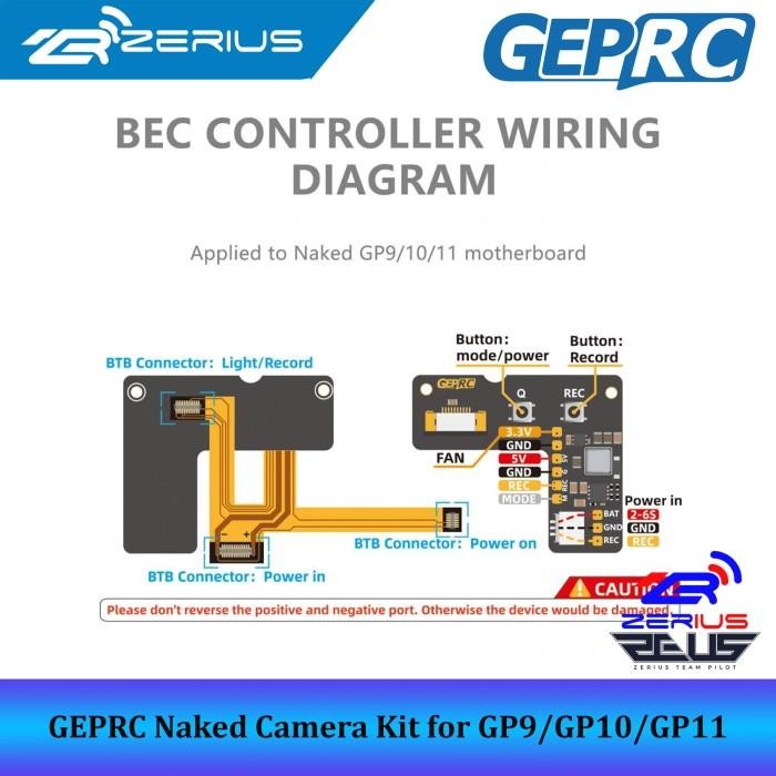 IFZH  Geprc Naked Camera Kits & Parts For Gopro 9/10/11 Naked Gopro 9/10/11