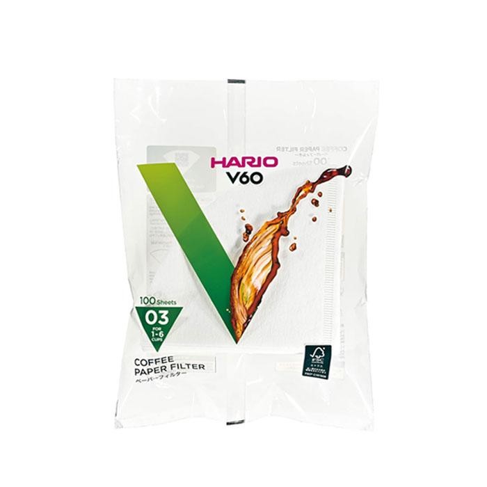 HARIO VCF-03-100W PAPER FILTER - WHITE -