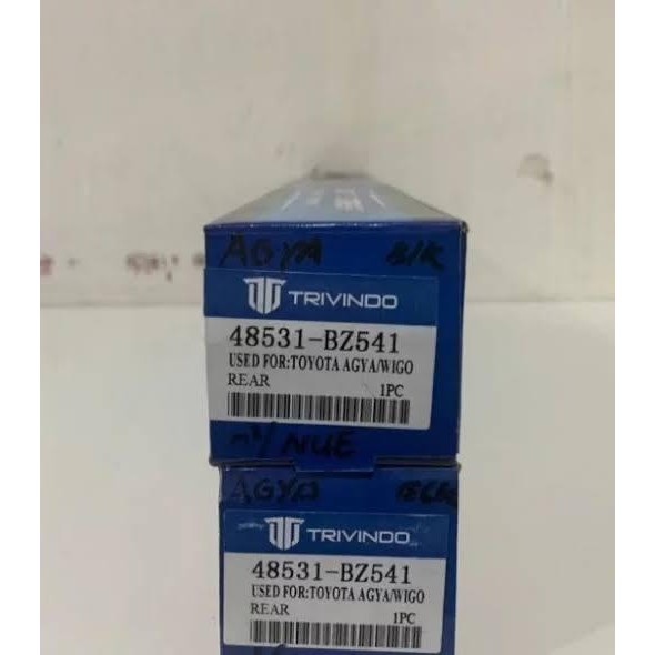 Shock belakang agya trivindo
