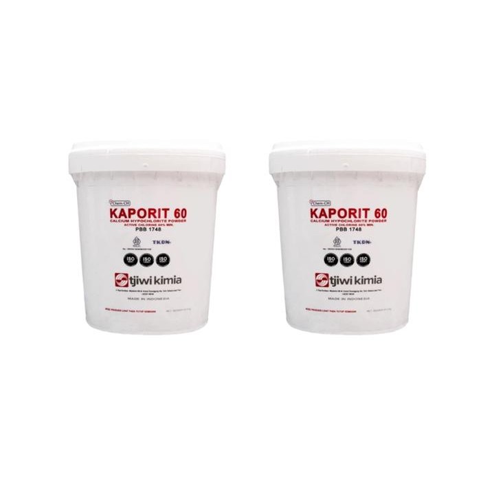 Paket Water Threatment Kolam Renang - 2 PAIL Kaporit 15 KG Via Gojek