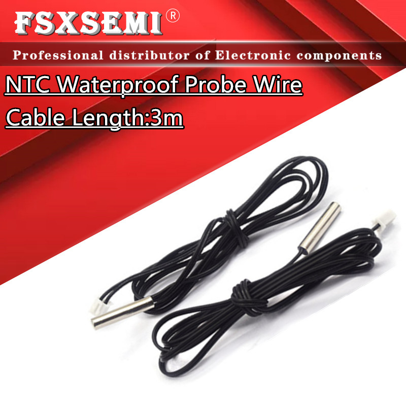 IMPORT Cable Length:3m 3950 3435 3470 2K 5K 10K 15K 20K 50K 100K 1% NTC thermistor Temperature