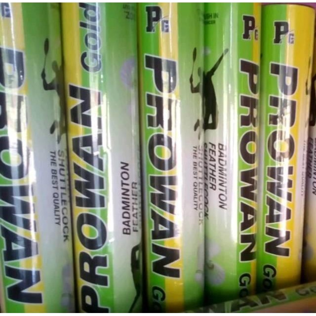 shuttlecock prowan gold badminton