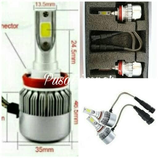 Led Headlight C6 36Watt / Led H11 Ultra Bright - 1Set