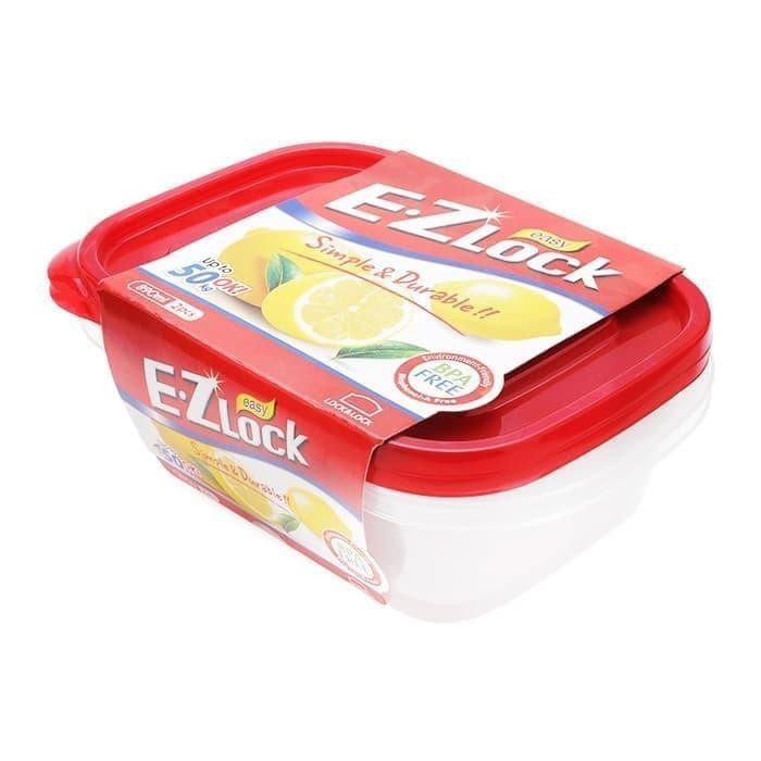 Lock & Lock Food Container EZ Lock Wadah Kedap Anti Tumpah