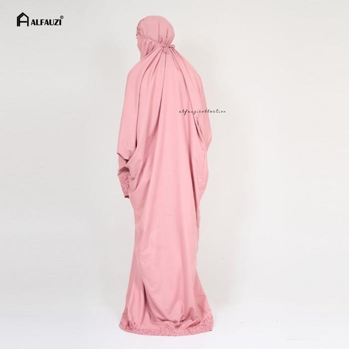 ALFAUZI - Mukena Terusan Siti Khadijah / Mukena Dewasa / Mukena Katun Mikro