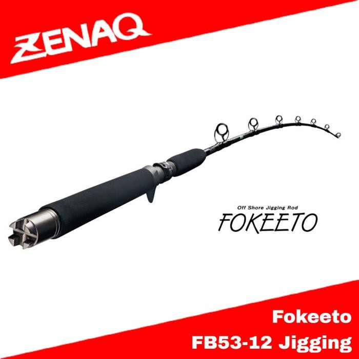 Ready Zenaq Baitcasting Rod Fokeeto FB53-12 Jigging
