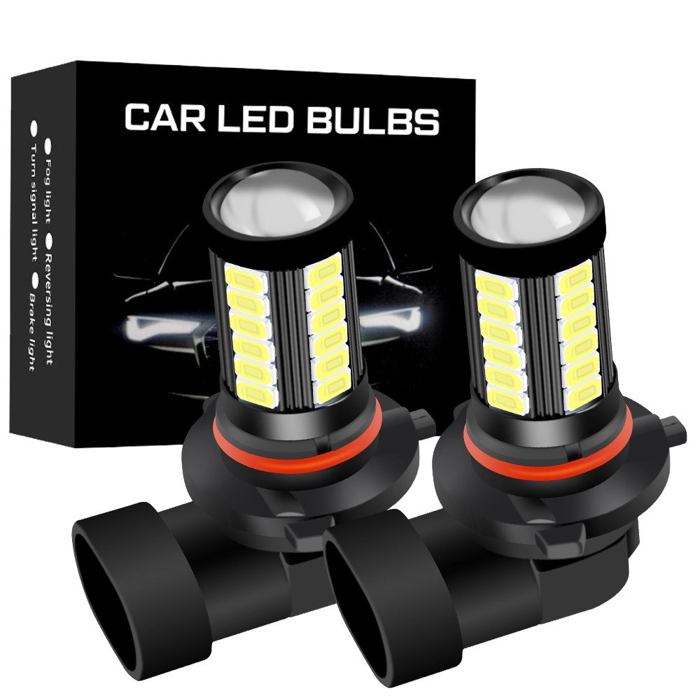 2x Car Fog Lamp H11 9006 HB4 Led Lamp 9005 HB3 H9 H8 H16 JP EU PSX24W PSX26W P13W White 6000K Fog Li