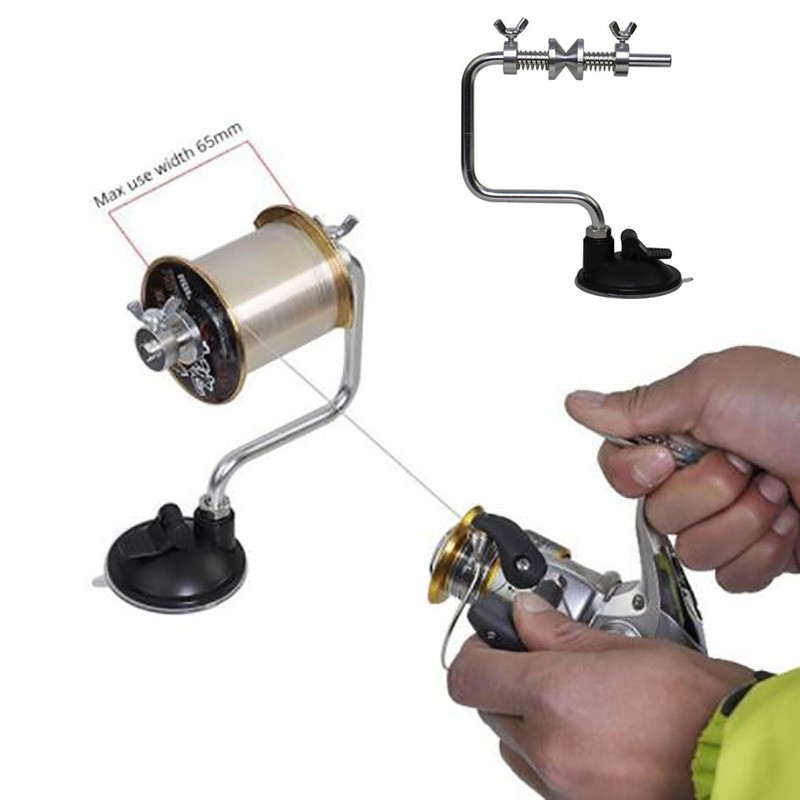 Portable Fishing Line Winder Metal Fishing Line Winder Reel Line Spooler Spooling Winding System Tac
