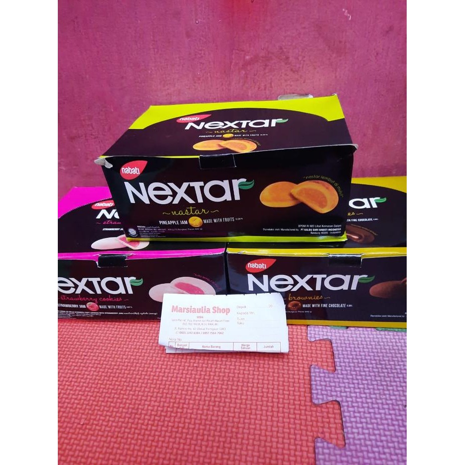 opvc- Nextar Nastar 1 Dus 10 Pcs (Nanas Coklat Atau Kelapa) Nexstar Brownis