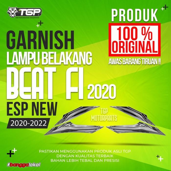 Aksesoris Variasi Garnish Lampu Belakang Beat FI ESP New 2020 Deluxe
