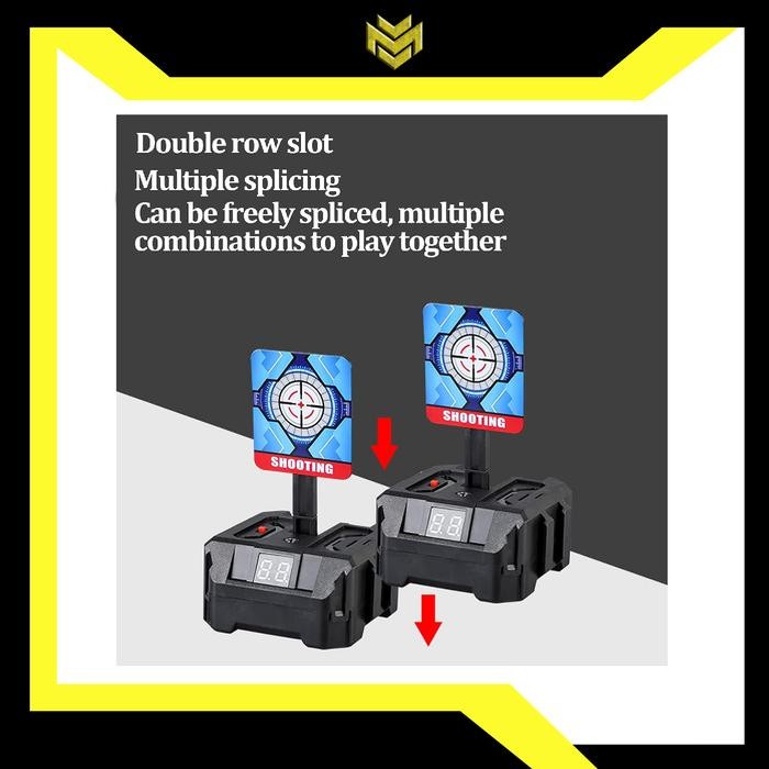 STOK TERBATAS  TARGET SKOR AUTO RESET ELECTRIC TARGET DIY BONGKAR PASANG WGG WGB NERF TERJANGKAU